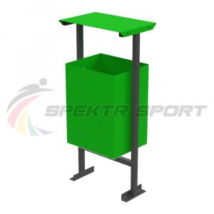 Купить Урна для мусора прямоугольная с навесом «Бабочка» в Элисте 