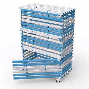 Купить Стеллаж 3-х секционный закрывающийся, разборный жесткий ПВХ 1380х720х2005 мм в Элисте 