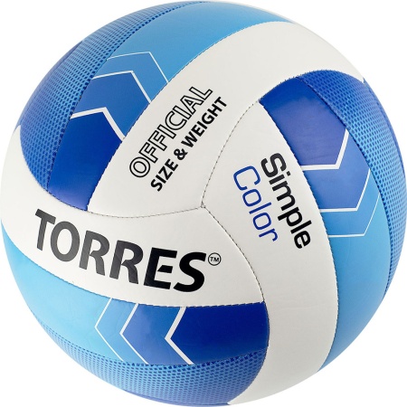 Купить Мяч волейбольный Torres Simple Color любительский р.5 в Элисте 